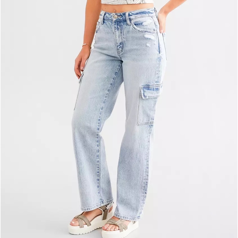 Ultra High Rise Cargo Stretch Jean FLYING MONKEY women’s size 32